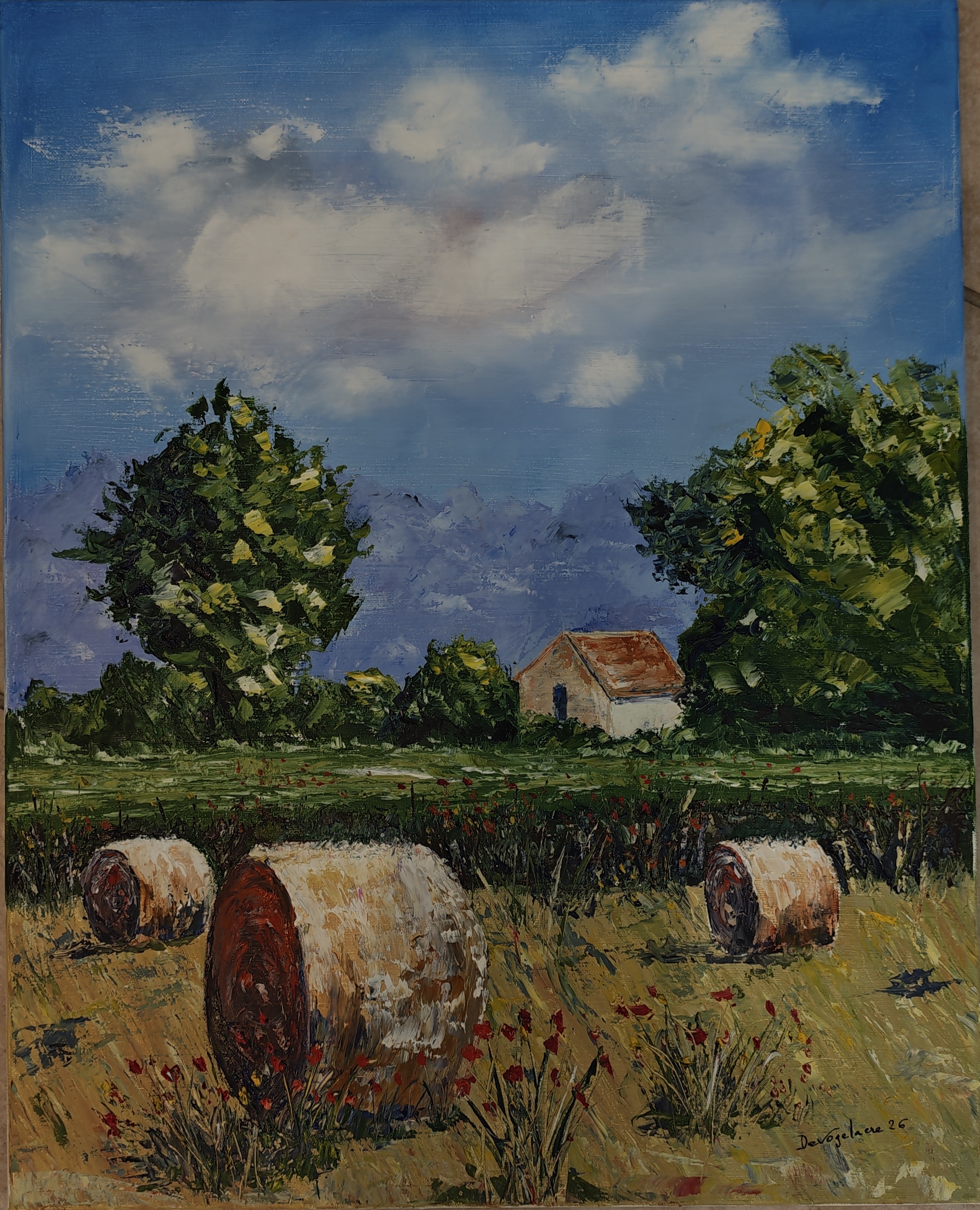 Les meules de paille.