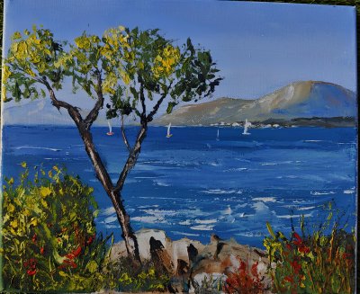 Bord de mer en Sardaigne.